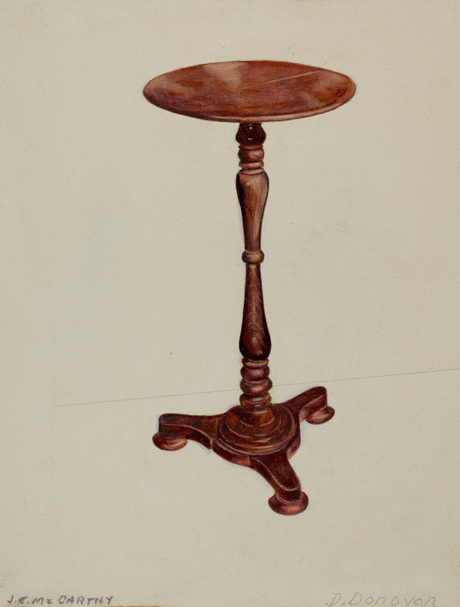 Occasional Table by McCarthy and Donald Donovan (American, active c. 1935), 16X12"(A3)Poster Print