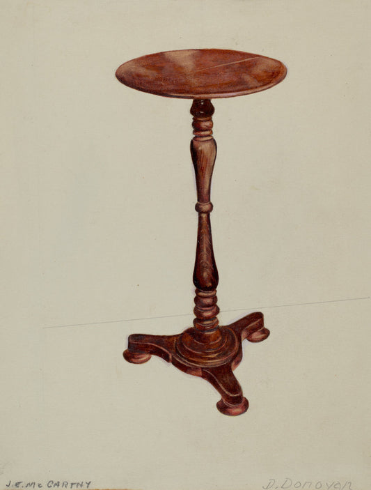 Occasional Table by McCarthy and Donald Donovan (American, active c. 1935), 16X12"(A3)Poster Print