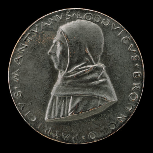 Lodovico Brognolo, of the Observant Friars, Patrician of Mantua [obverse] by Sperandio (Italian, c. 1425/1428  - c. 1504), 16X12"(A3)Poster Print