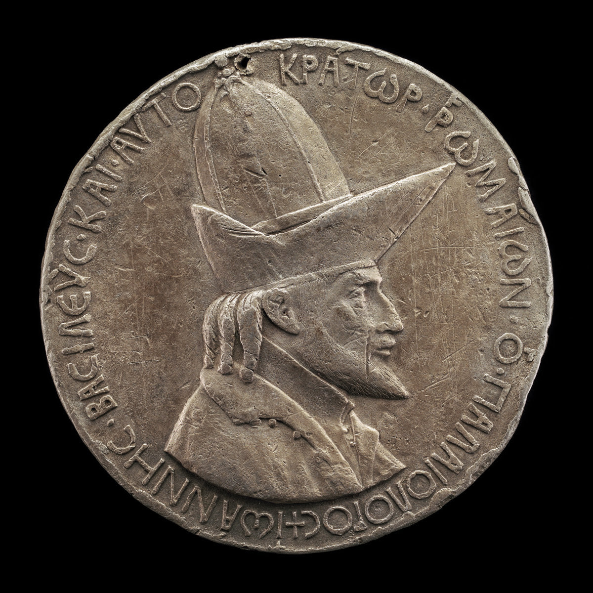 John VIII Palaeologus, 1392-1448, Emperor of Constantinople 1425 [obverse] by Pisanello (Veronese, c. 1395 - 1455), 16X12"(A3)Poster Print