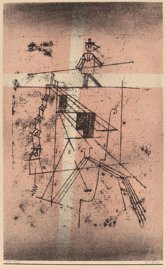 The Tight Rope Walker (Seiltänzer) by Paul Klee (Swiss, 1879 - 1940), 16X12"(A3)Poster Print