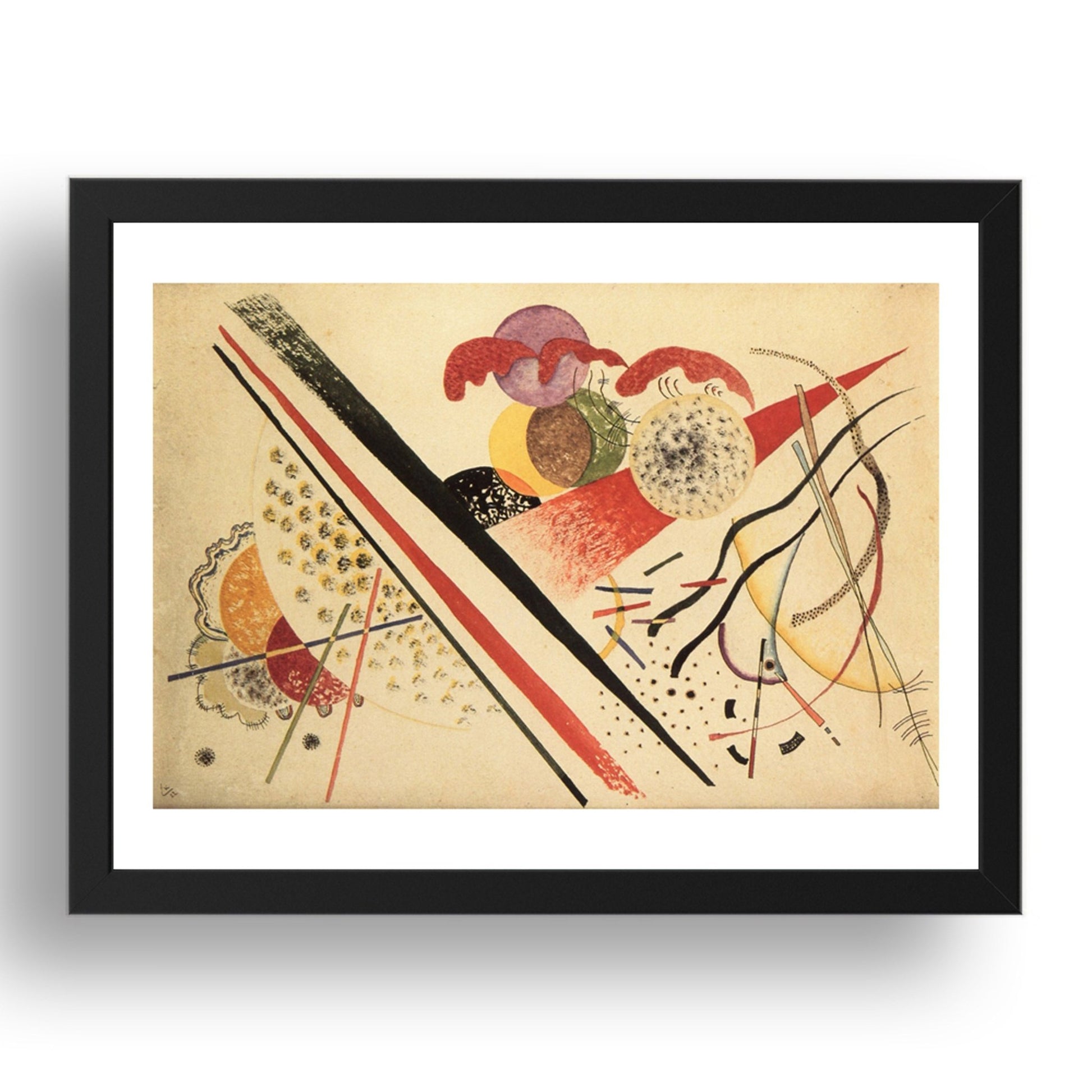 Untitled 1922 by Wassily Kandinsky, 17x13" Frame