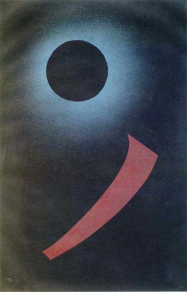 Untitled (also known as Grey and Black) - Wassily Kandinsky -1940 by Wassily Kandinsky, 23x16"( A2 size ) Poster Print