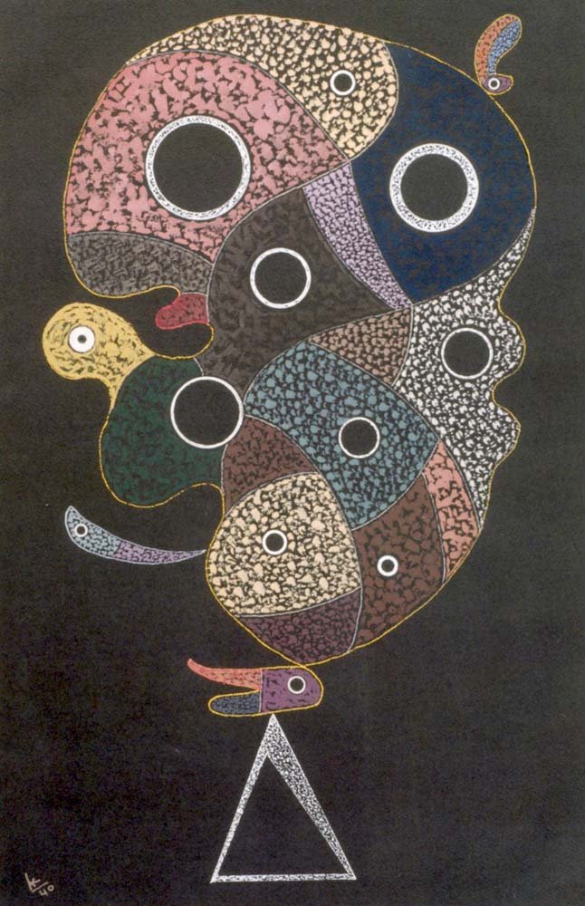 Untitled - Wassily Kandinsky -1940. by Wassily Kandinsky, 23x16"( A2 size ) Poster Print