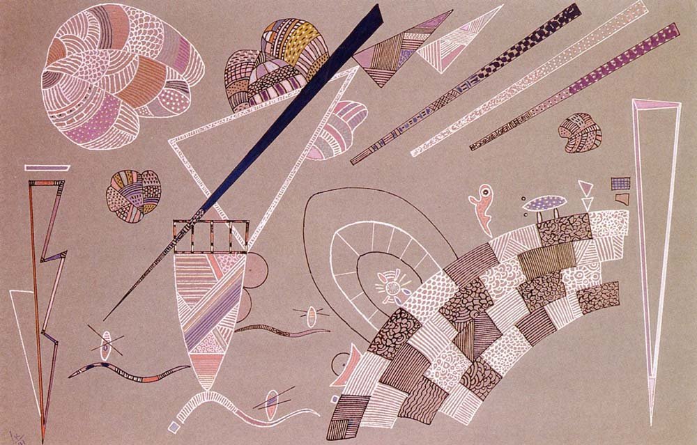 Untitled - Wassily Kandinsky -1941. by Wassily Kandinsky, 23x16"( A2 size ) Poster Print