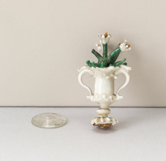 Urn with Flowers by  Nevers, France, 23x16"( A2 size) Poster Print