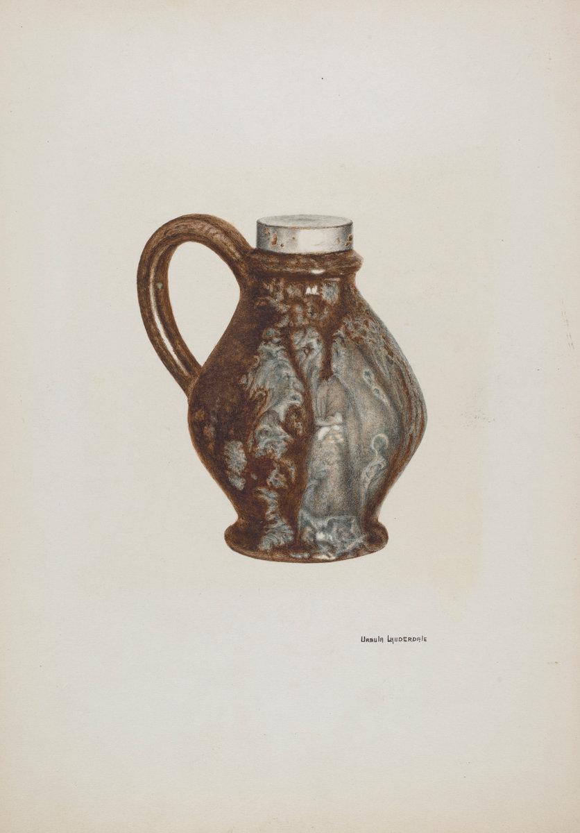 Ursula Lauderdale:Earthen Jug,16x12"(A3) Poster