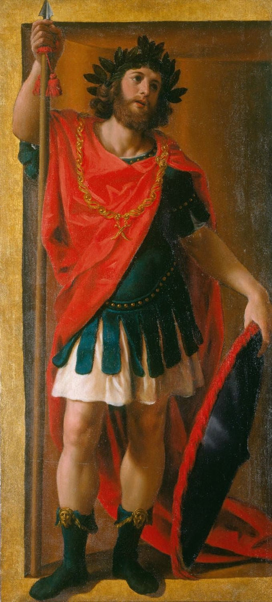 Valour, vintage artwork by Alessandro Turchi, 12x8" (A4) Poster