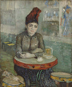 in cafe agostina segatori in le tambourin by V. Van Gogh, 12x8" (A4) Poster