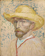 self-portrait by Vincent Van Gogh, 12x8" (A4) Poster