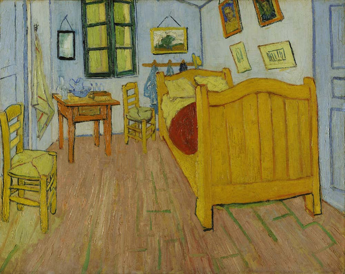 the bedroom by Vincent Van Gogh, 12x8