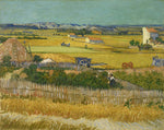 the harvest by Vincent Van Gogh, 12x8" (A4) Poster