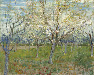 pink orchard by Vincent Van Gogh, 12x8" (A4) Poster