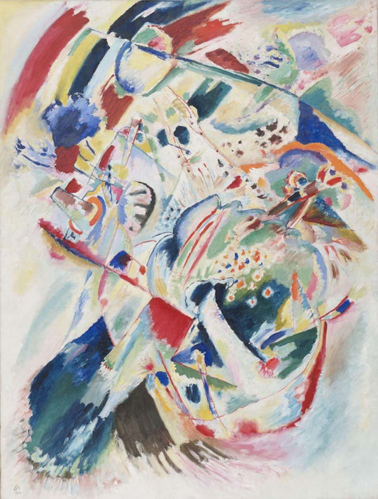 Vasily Kandinsky - Panel for Edwin R. Campbell No. 4, vintage art, modern poster print