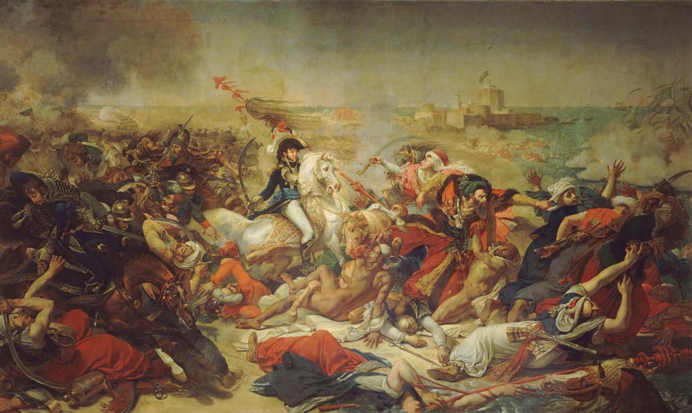 battle of aboukir  july 1799 by A.-Jean Gros, 1806, 12x8" (A4) Poster