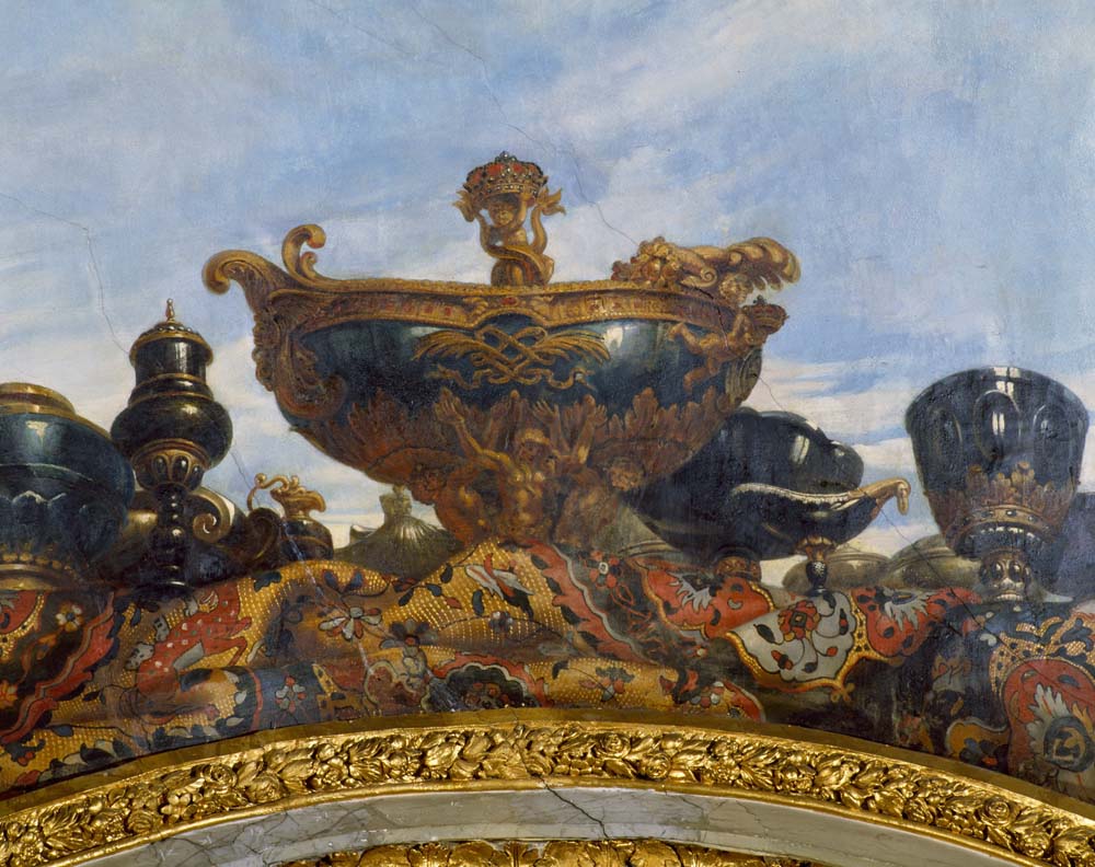 coving the nef vessel of louis xiv by R. A. Houasse, 12x8" (A4) Poster