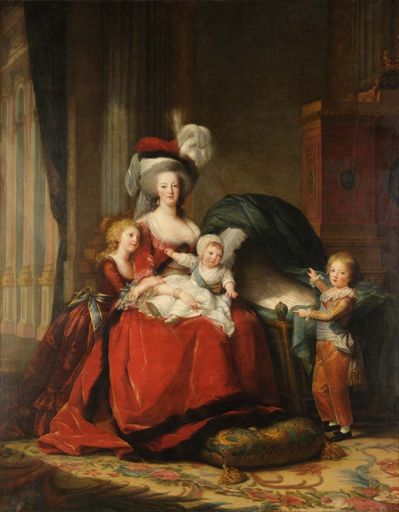 marie antoinette de lorraine by E.L. Vigée-Lebrun, 12x8" (A4) Poster