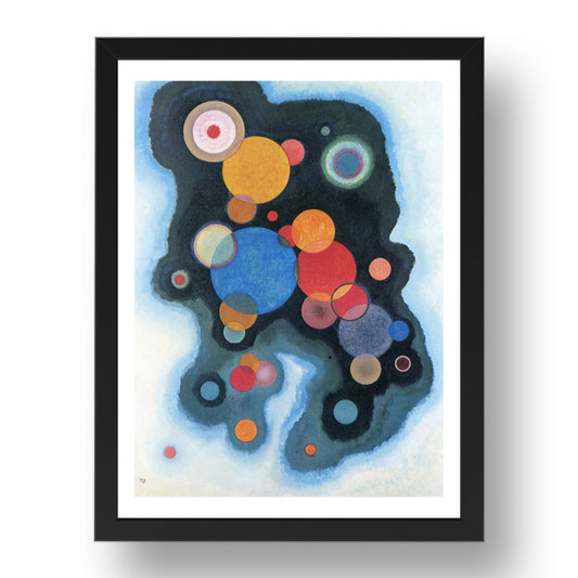 Vertiefte Regung 1928. by Wassily Kandinsky, 17x13" Frame