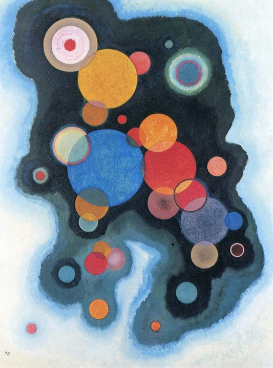 Vertiefte Regung - Wassily Kandinsky -1928. by Wassily Kandinsky, 23x16"( A2 size ) Poster Print