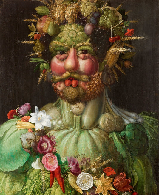 Vertumnus, vintage artwork by Giuseppe Arcimboldo, 12x8" (A4) Poster