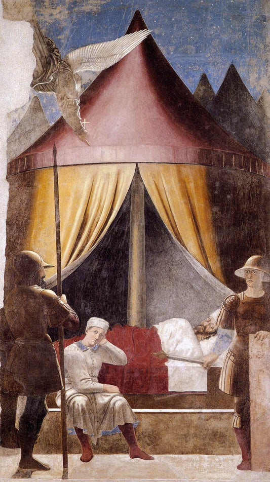 Vision of Constantine, vintage artwork by Piero della Francesca, A3 (16x12") Poster Print