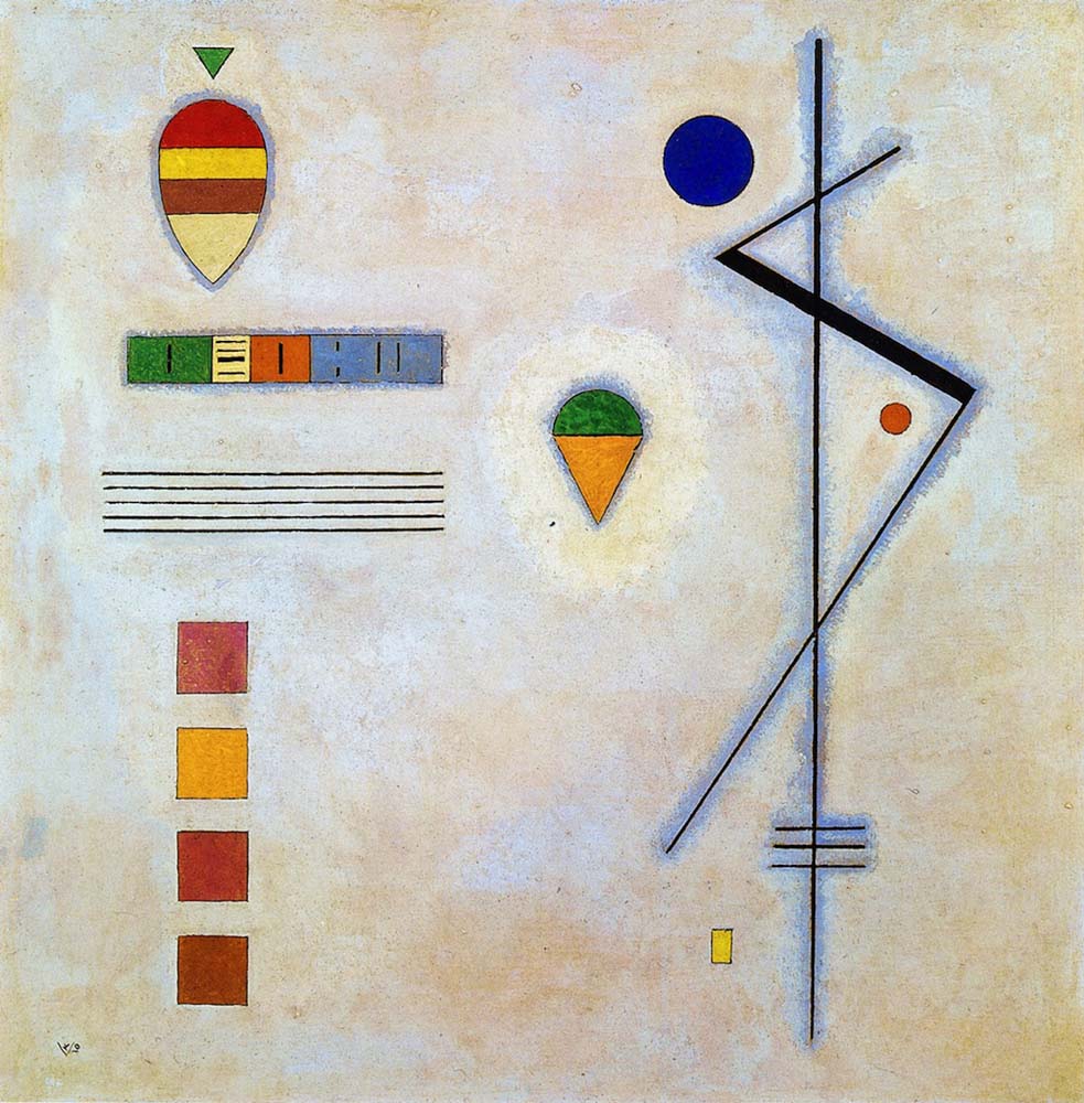 Von-Zu - Wassily Kandinsky -1930 by Wassily Kandinsky, 23x16"( A2 size ) Poster Print