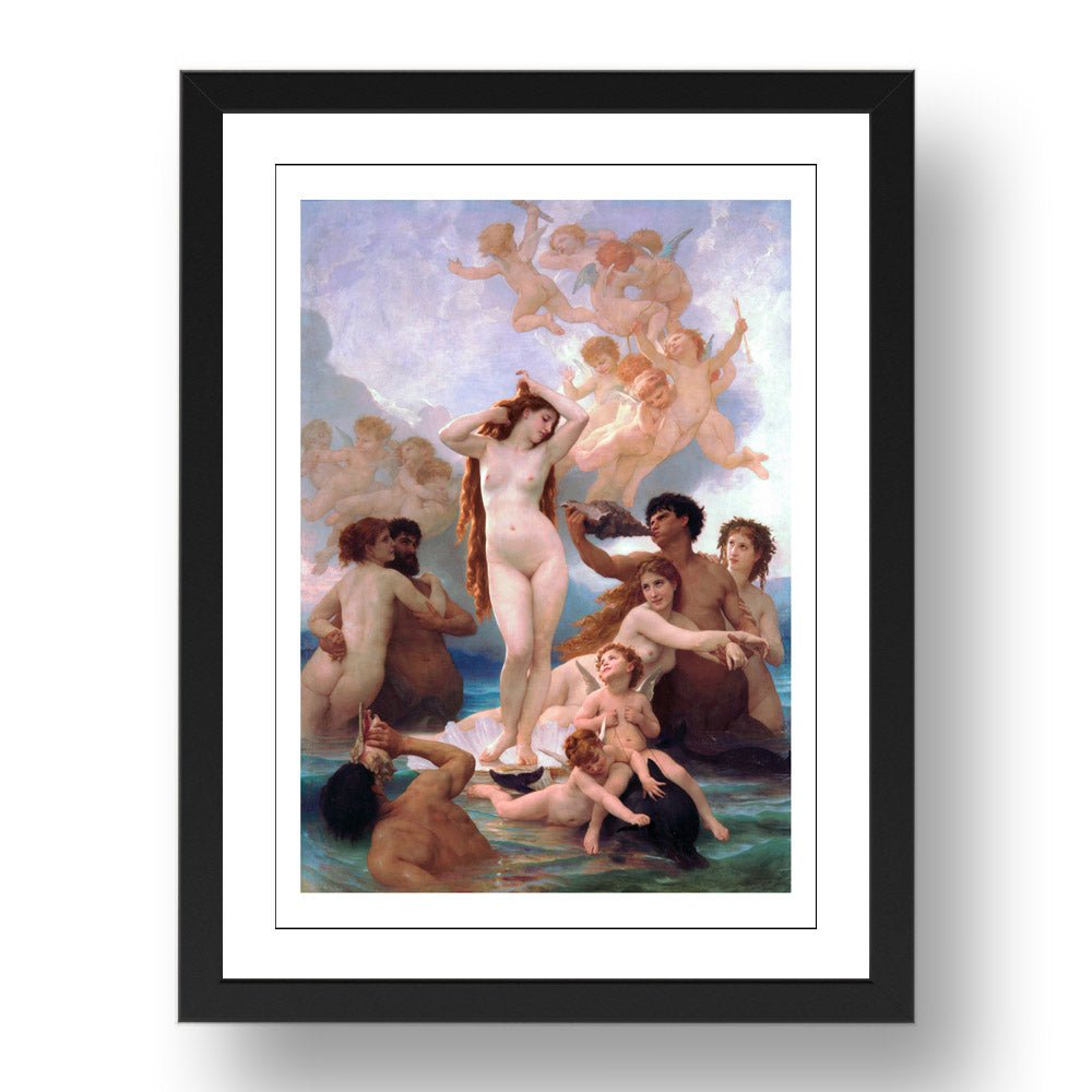WA Bouguereau - Psyche [1895], vintage art, A3 (16x12") Poster Print