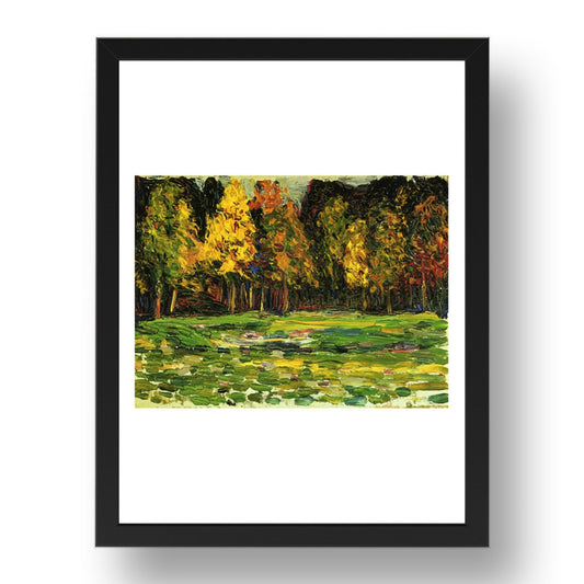 Waldrand 1903 by Wassily Kandinsky, 17x13" Frame