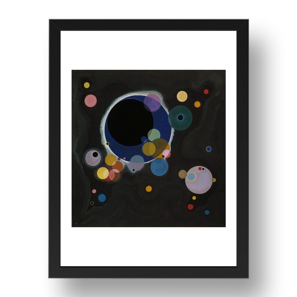 WASILLY Einige Kreise by Wassily Kandinsky, 17x13" Frame