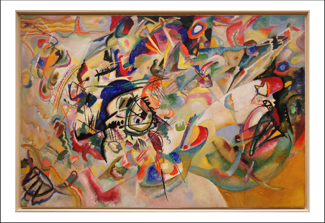 classic vintage art 295 by Wassily Kandinsky, 16x12"(A3) Poster Print