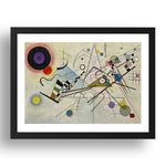   composition 8 1923  by Wassily Kandinsky, 17x13" Frame