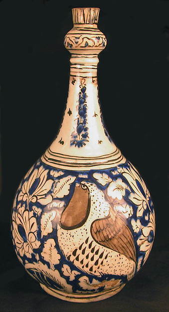 :Pear-Shaped Bottle with Birds 17th century-16x12"(A3) Poster