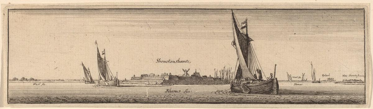 Wenceslaus Hollar:Schenkenschanz,16x12"(A3) Poster