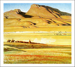 Classic Vintage Landscape by Maynard Dixon, Classic American Western Art, 16x12" (A3) Poster Print