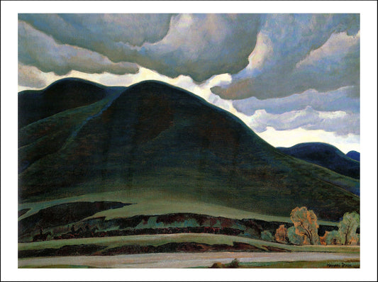 Classic Vintage Landscape by Maynard Dixon, Classic American Western Art, 16x12" (A3) Poster Print