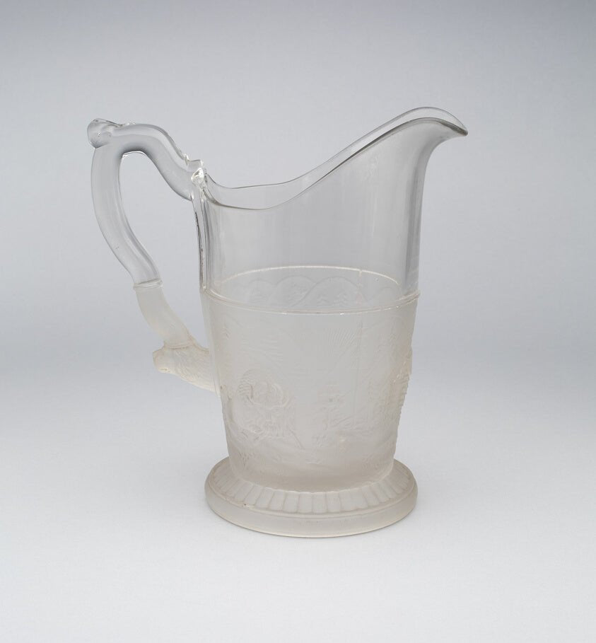 Westward Ho!/Pioneerpattern pitcher by  Gillinder and Sons, 1861–c. 1930, 23x16"( A2 size ) Poster Print