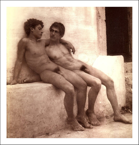 WilhelmVonGloeden-14 by Wilhelm von Gloeden, histoic photo, 12x8" (a4) Poster Print