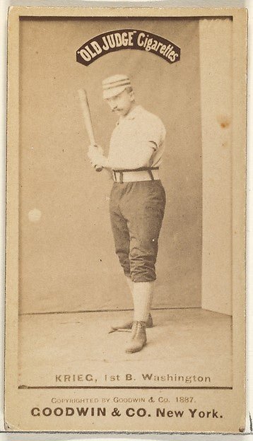 William "Bill" Frederick Krieg 1st Base Washington National-16x12"(A3) Poster