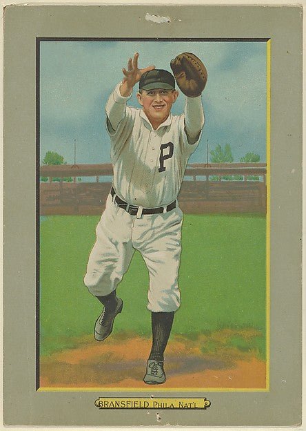 :William Edward "Kitty" Bransfield First Baseman Philadelphi-16x12"(A3) Poster