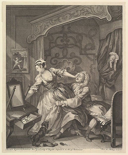 William Hogarth:Before December 15, 1736, vintage artwork, 16x12"(A3) Poster Print