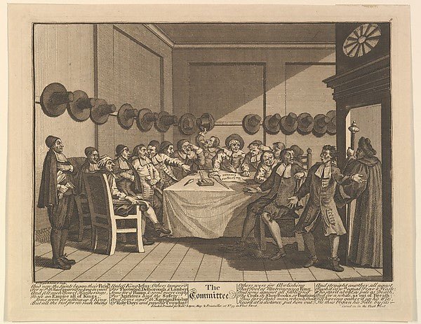 William Hogarth:The Committee 1725–68-16x12"(A3) Poster