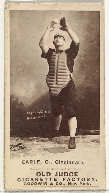 William Moffat "Billy" Earle Catcher Cincinnati from the Ol-16x12"(A3) Poster