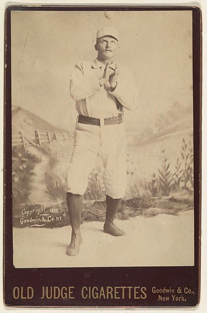 :Wilmot Washington from the series Old Judge Cigarettes 1887, vintage artwork, 16x12"(A3) Poster Print