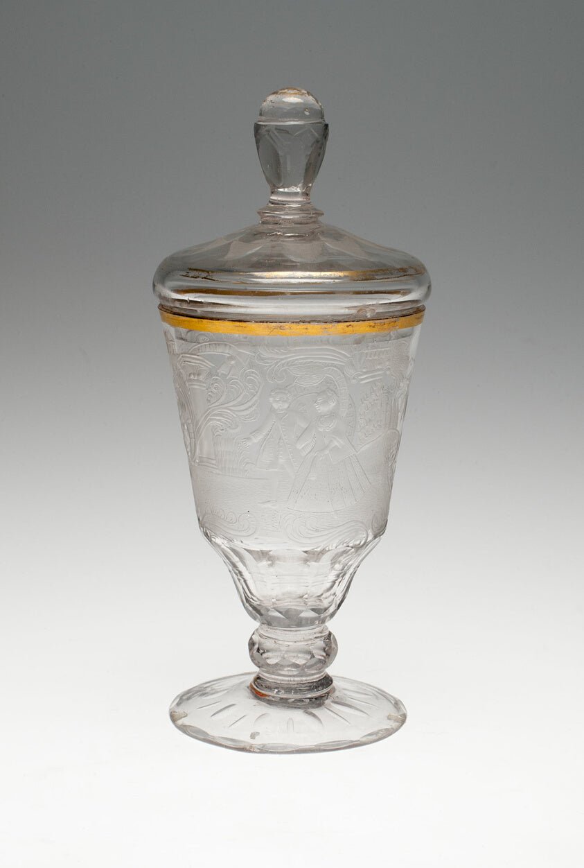 Wine Glass and Cover by  Germany, Schleswig, 23x16"( A2 size) Poster Print