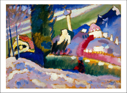 Winter Landscape with Church, 1910-1911 by Wassily Kandinsky, 23x16"( A2 size ) Poster Print