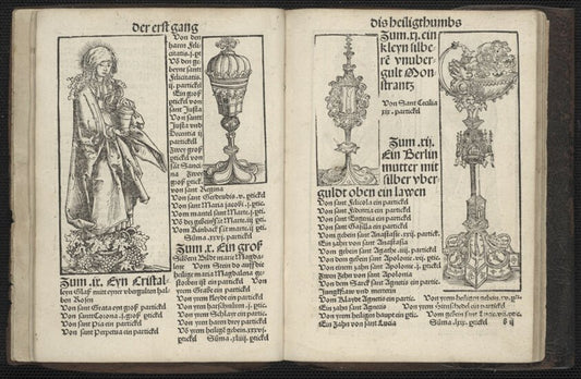 Wittenberg Reliquary Book (Wittenberger Heiligthumsbuch) by  Lucas Cranach the Elder (German, 1472-1553), 23x16"( A2 size) Poster Print