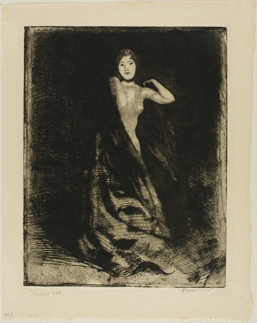 Woman, frontispiece from Woman by  Albert Besnard, 23x16"( A2 size) Poster Print