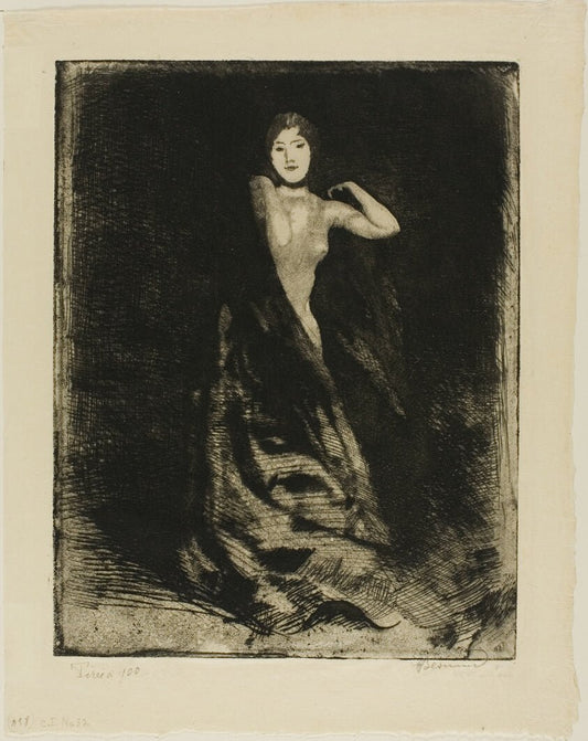 Woman, frontispiece from Woman by  Albert Besnard, 23x16"( A2 size) Poster Print