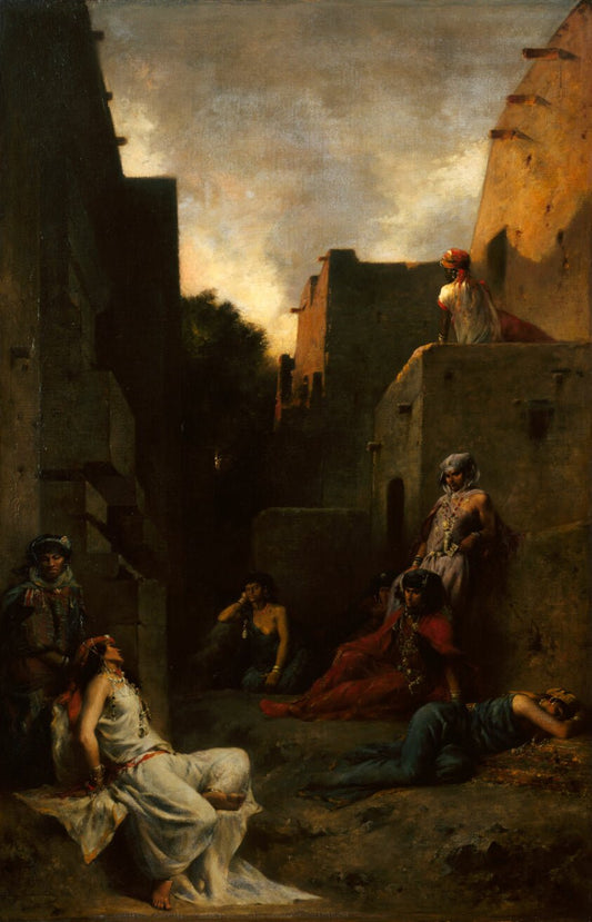 Women of the Ouled Nayls by  Eugène Fromentin, 23x16"( A2 size) Poster Print