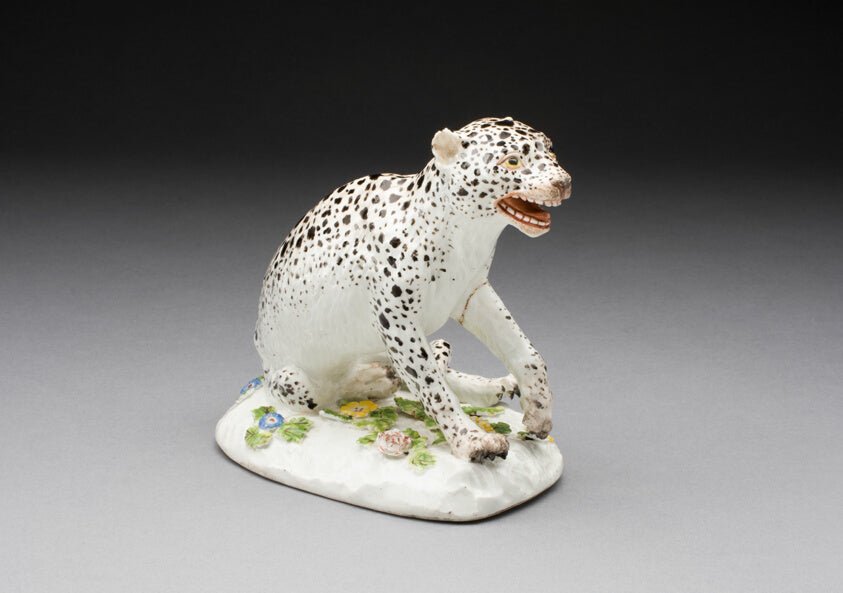 Wounded Leopard by  Meissen Porcelain Manufactory, 23x16"( A2 size) Poster Print
